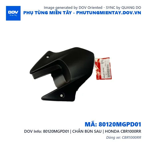 80120MGPD01 | CHẮN BÙN SAU | HONDA CBR1000RR — 80120MGPD01