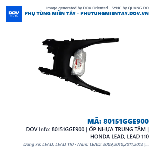 80151GGE900 | ỐP NHỰA TRUNG TÂM | HONDA LEAD, LEAD 110 — 80151GGE900