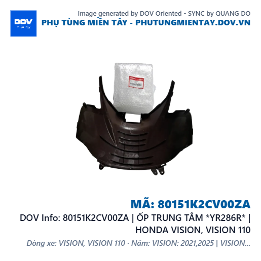 80151K2CV00ZA | ỐP TRUNG TÂM *YR286R* | HONDA VISION, VISION 110 — 80151K2CV00ZA