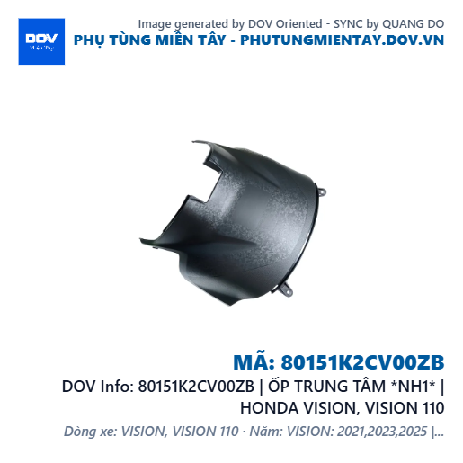 80151K2CV00ZB | ỐP TRUNG TÂM *NH1* | HONDA VISION, VISION 110 — 80151K2CV00ZB