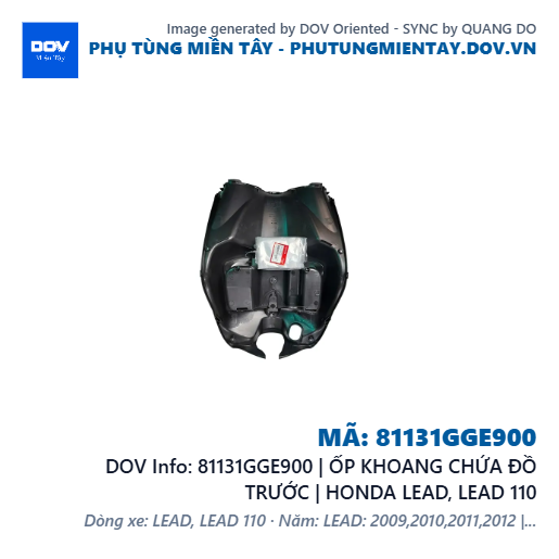 81131GGE900 | ỐP KHOANG CHỨA ĐỒ TRƯỚC | HONDA LEAD, LEAD 110 — 81131GGE900
