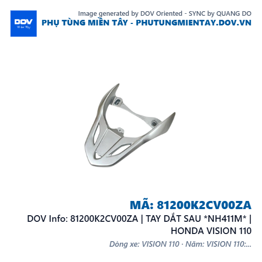 81200K2CV00ZA | TAY DẮT SAU *NH411M* | HONDA VISION 110 — 81200K2CV00ZA