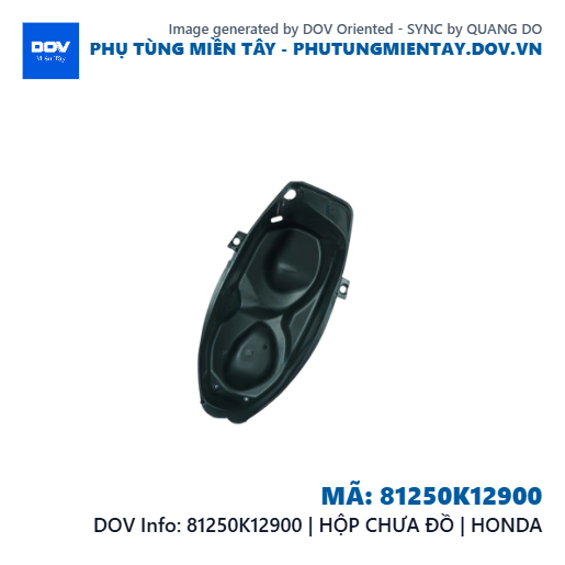 81250K12900 | HỘP CHƯA ĐỒ | HONDA  — 81250K12900