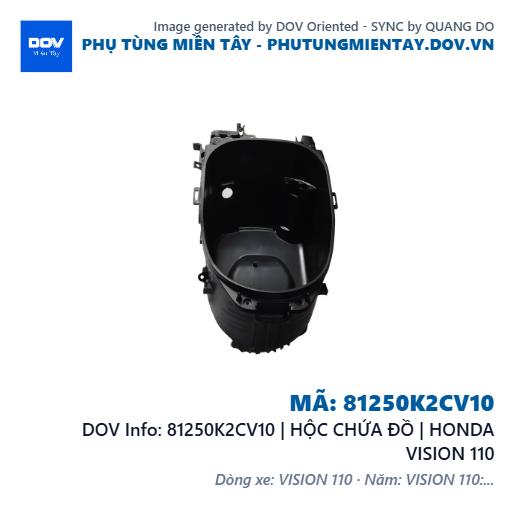 81250K2CV10 | HỘC CHỨA ĐỒ | HONDA VISION 110 — 81250K2CV10