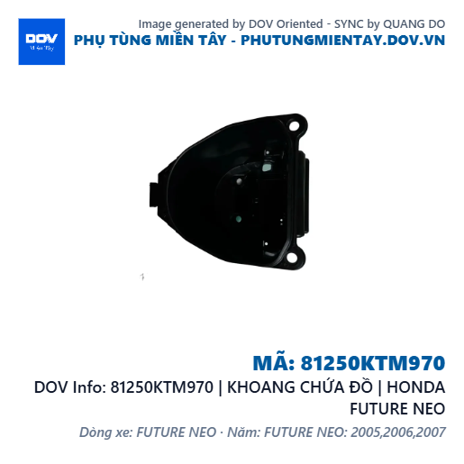 81250KTM970 | KHOANG CHỨA ĐỒ | HONDA FUTURE NEO — 81250KTM970