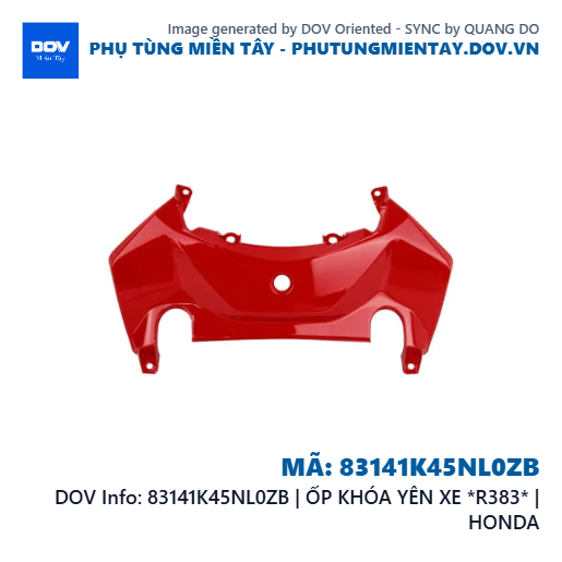 83141K45NL0ZB | ỐP KHÓA YÊN XE *R383* | HONDA — 83141K45NL0ZB