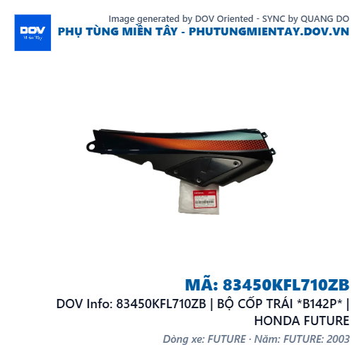 83450KFL710ZB | BỘ CỐP TRÁI *B142P* | HONDA FUTURE — 83450KFL710ZB