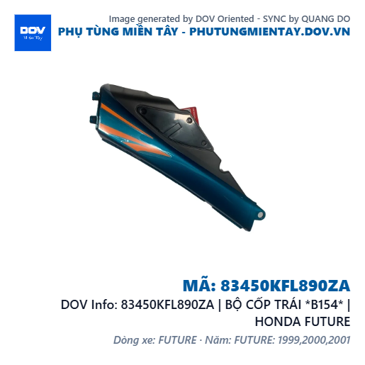83450KFL890ZA | BỘ CỐP TRÁI *B154* | HONDA FUTURE — 83450KFL890ZA