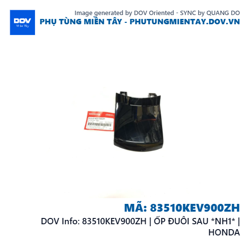 83510KEV900ZH | ỐP ĐUÔI SAU *NH1* | HONDA  — 83510KEV900ZH