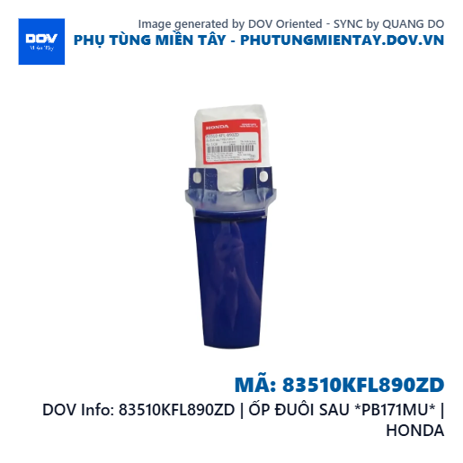 83510KFL890ZD | ỐP ĐUÔI SAU *PB171MU* | HONDA — 83510KFL890ZD