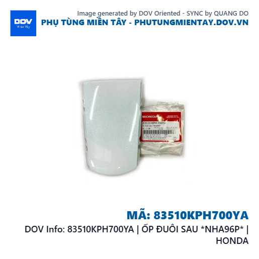 83510KPH700YA | ỐP ĐUÔI SAU *NHA96P* | HONDA  — 83510KPH700YA