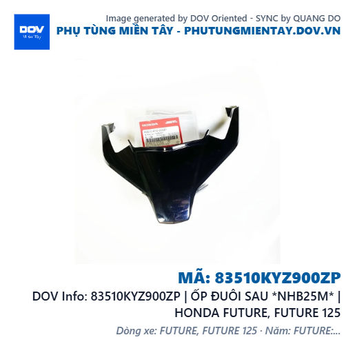 83510KYZ900ZP | ỐP ĐUÔI SAU *NHB25M* | HONDA FUTURE, FUTURE 125 — 83510KYZ900ZP