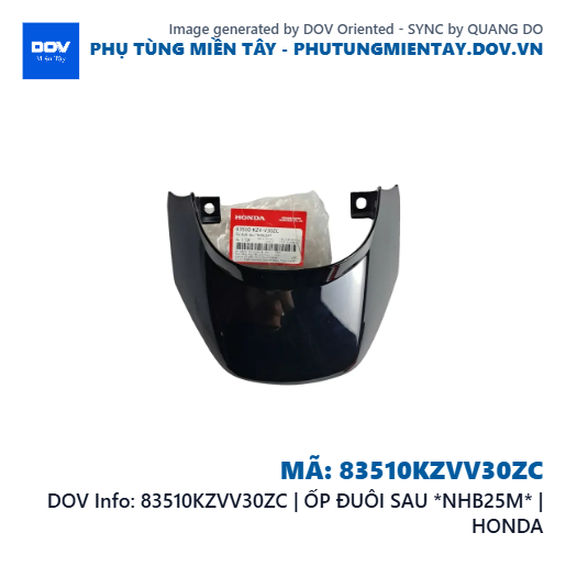 83510KZVV30ZC | ỐP ĐUÔI SAU *NHB25M* | HONDA  — 83510KZVV30ZC