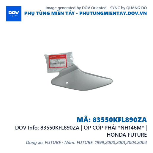 83550KFL890ZA | ỐP CỐP PHẢI *NH146M* | HONDA FUTURE — 83550KFL890ZA
